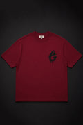 Ghost Bordo Unisex Oversize Tişört