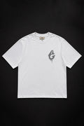 Ghost Beyaz Unisex Oversize Tişört