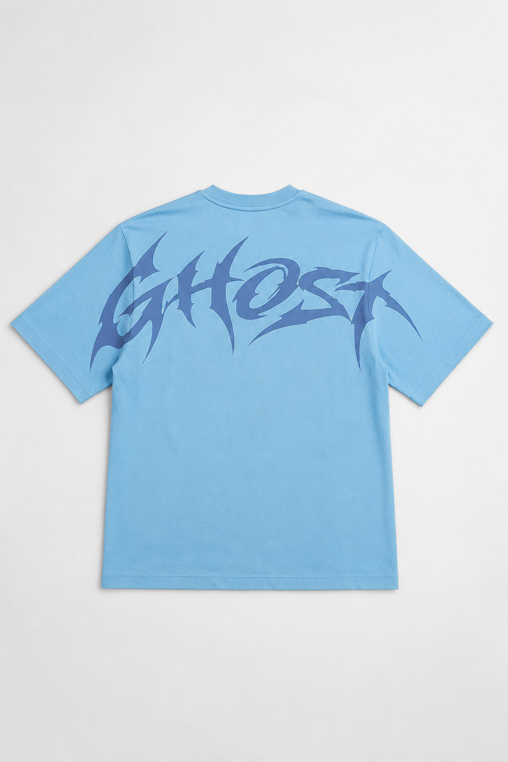 Ghost Mavi Unisex Oversize Tişört