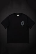 Ghost Siyah Unisex Oversize Tişört
